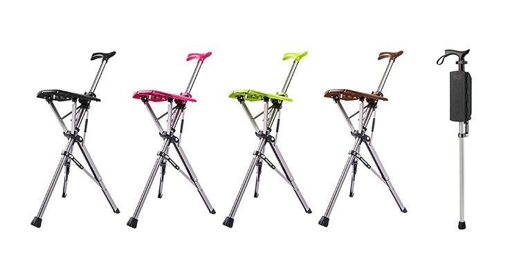 Non-slip light cane crutches